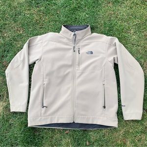 The North Face Apex TNF Soft Shell Jacket Beige Tan Men's Size XXL